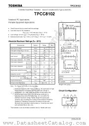 TPCC8102 datasheet pdf TOSHIBA