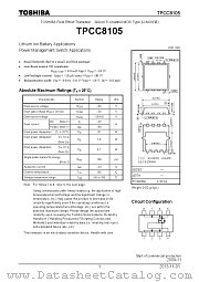 TPCC8105 datasheet pdf TOSHIBA
