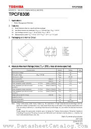 TPCF8306 datasheet pdf TOSHIBA