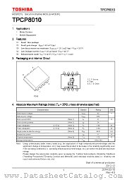 TPCP8010 datasheet pdf TOSHIBA