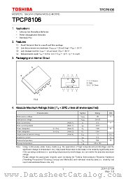 TPCP8106 datasheet pdf TOSHIBA