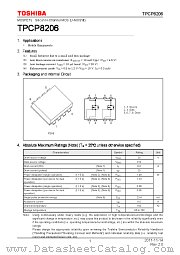 TPCP8206 datasheet pdf TOSHIBA