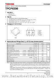 TPCP8306 datasheet pdf TOSHIBA