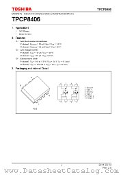 TPCP8406 datasheet pdf TOSHIBA