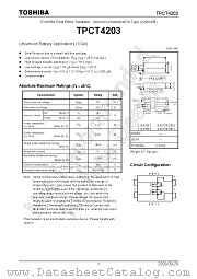 TPCT4203 datasheet pdf TOSHIBA
