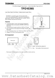 TPD1039S datasheet pdf TOSHIBA