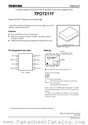 TPD7211F datasheet pdf TOSHIBA
