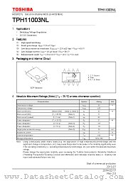 TPH11003NL datasheet pdf TOSHIBA