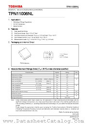 TPN11006NL datasheet pdf TOSHIBA