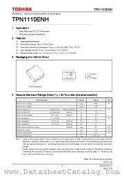 TPN1110ENH datasheet pdf TOSHIBA