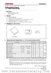 TPN6R003NL datasheet pdf TOSHIBA