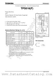 TPS616(F) datasheet pdf TOSHIBA