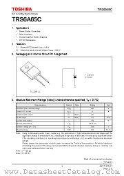 TRS6A65C datasheet pdf TOSHIBA