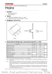 TTC013 datasheet pdf TOSHIBA