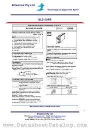 10PR-120-R datasheet pdf Enlaircon Pty Ltd