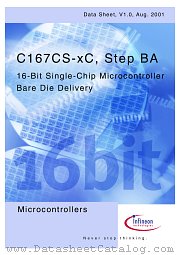 C167CS-XC datasheet pdf Infineon