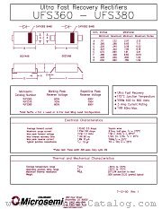 UFS370 datasheet pdf Microsemi