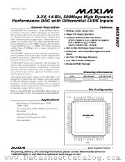 MAX5887EGK datasheet pdf MAXIM - Dallas Semiconductor