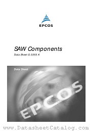 G3355K datasheet pdf EPCOS
