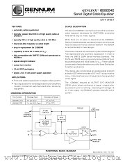 GS9004CCTB datasheet pdf Gennum Corporation
