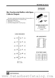 IN74LS07 datasheet pdf INTEGRAL Semiconductor Devices