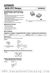 G3VM-S5TR datasheet pdf OMRON Electronics