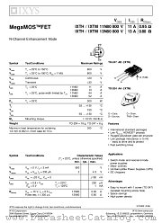 IXTH11N80 datasheet pdf IXYS Corporation