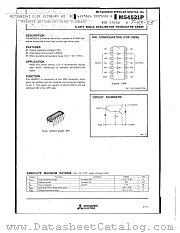 M54521P datasheet pdf Mitsubishi Electric Corporation