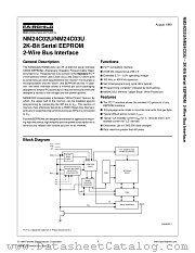 NM24C02U/03U datasheet pdf Fairchild Semiconductor