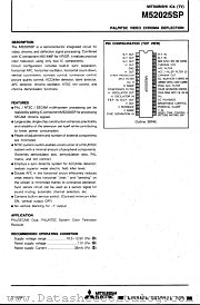 M52025SP datasheet pdf Mitsubishi Electric Corporation