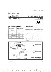 121NQ datasheet pdf International Rectifier