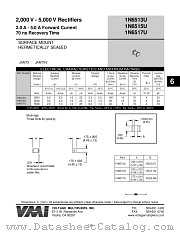 1N6515U datasheet pdf Voltage Multipliers