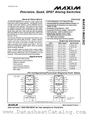 MAX361CSE datasheet pdf MAXIM - Dallas Semiconductor