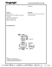 AA4040PBG datasheet pdf Kingbright Electronic