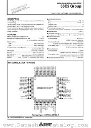 M38C24M6-051HP datasheet pdf Mitsubishi Electric Corporation