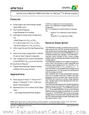 APW7004KC-TU datasheet pdf ANPEC Electronics Corporation