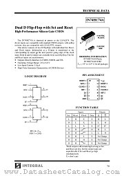 IN74HC74AD datasheet pdf INTEGRAL Semiconductor Devices