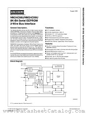 NM24C09U datasheet pdf Fairchild Semiconductor