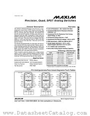 MAX351CPE datasheet pdf MAXIM - Dallas Semiconductor