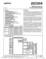 ID82C50A-5 datasheet pdf Intersil