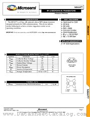 MS1077 datasheet pdf Microsemi