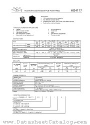 HG4117/012-D1S datasheet pdf etc