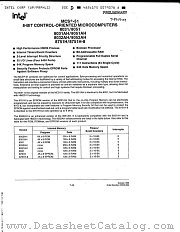 D8031AH datasheet pdf Intel