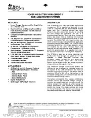 TPS65014RGZRG4 datasheet pdf Texas Instruments