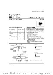241NQ datasheet pdf International Rectifier
