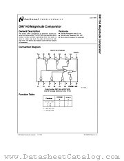 DM7160W datasheet pdf National Semiconductor