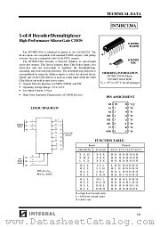 IN74HC138 datasheet pdf INTEGRAL Semiconductor Devices