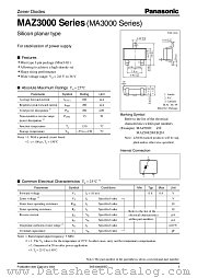 MAZ33600H datasheet pdf Panasonic