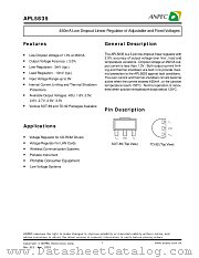 APL5835-25DC-TU datasheet pdf ANPEC Electronics Corporation