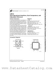 LM613AME/883 datasheet pdf National Semiconductor